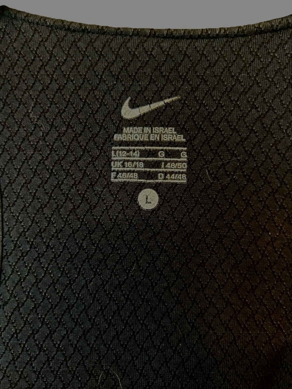 Nike Dri-FIT Black Racerback Tank Women’s L Athletic Training - Picture 7 of 8